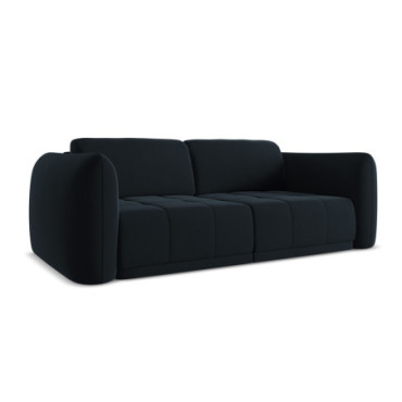 Sofa 3 places Hoku Velours Royal blue