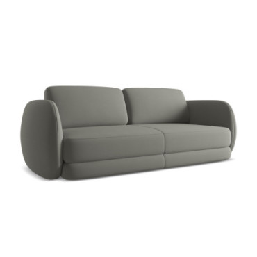 Sofa 3 places Kiana Boucle Gray beige