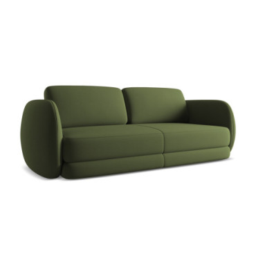 Sofa 3 places Kiana Boucle Olive