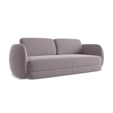 Sofa 3 places Kiana Velours Lavender