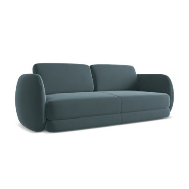 Sofa 3 places Kiana Velours Marine