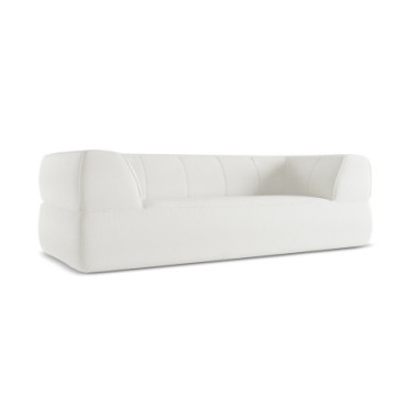 Sofa 3 places Liko Boucle White