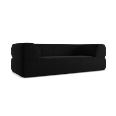 Sofa 3 places Liko Velours Black