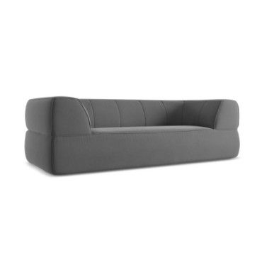 Sofa 3 places Liko Velours Gray