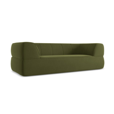 Sofa 3 places Liko Velours Olive