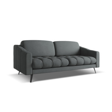 Sofa 3 places Nalu Chenille Graphite