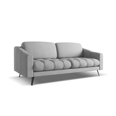 Sofa 3 places Nalu Chenille Light gray