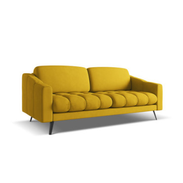 Sofa 3 places Nalu Chenille Mustard