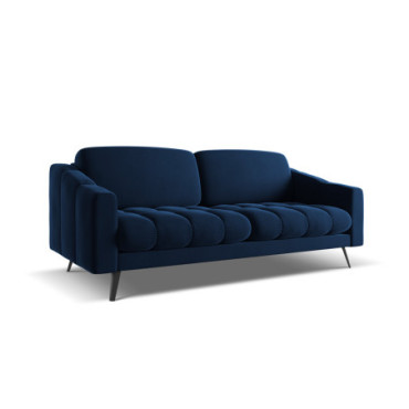 Sofa 3 places Nalu Velours Royal blue