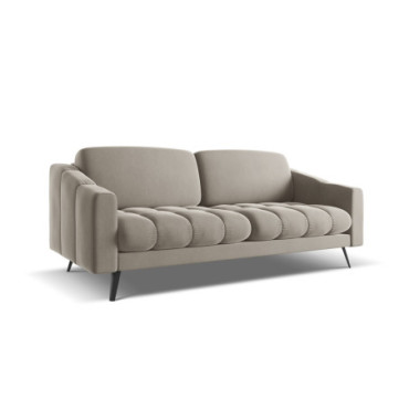 Sofa 3 places Nalu Velours Taupe