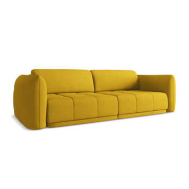 Sofa 4 places Hoku Chenille Mustard