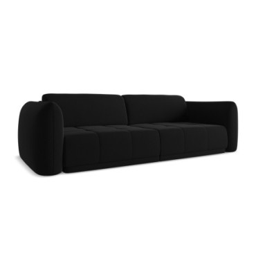 Sofa 4 places Hoku Velours Black