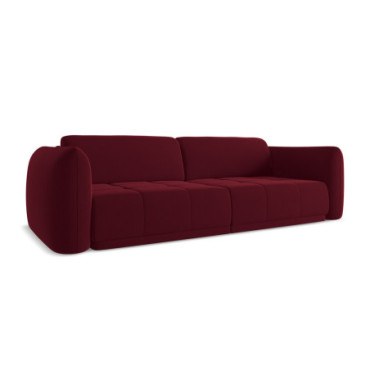 Sofa 4 places Hoku Velours Burgundy