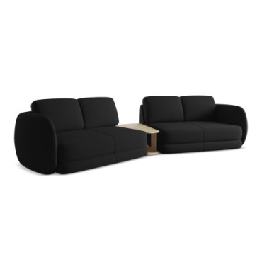 Sofa 4 places Kiana Boucle Anthracite