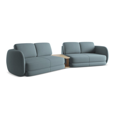 Sofa 4 places Kiana Boucle Jeans