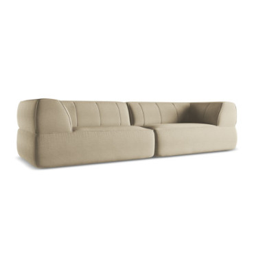 Sofa 4 places Liko Boucle Beige