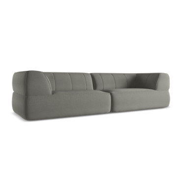 Sofa 4 places Liko Boucle Gray beige