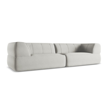 Sofa 4 places Liko Boucle Silver