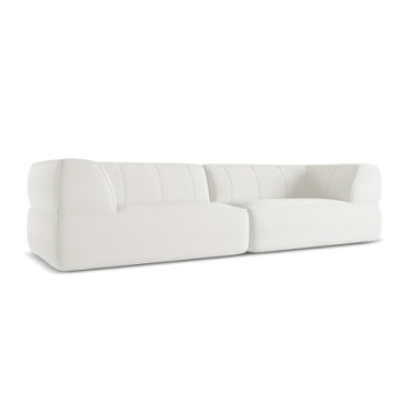 Sofa 4 places Liko Boucle White