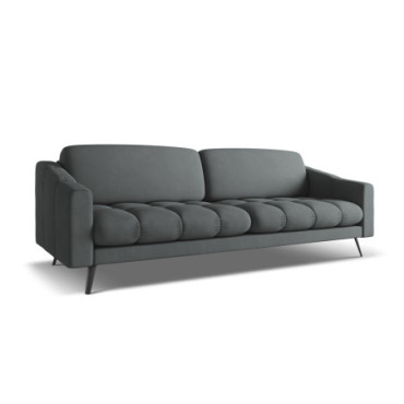 Sofa 4 places Nalu Chenille Graphite