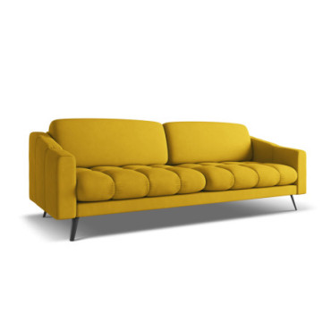 Sofa 4 places Nalu Chenille Mustard