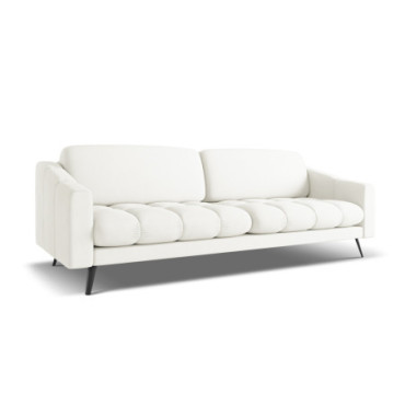 Sofa 4 places Nalu Chenille White