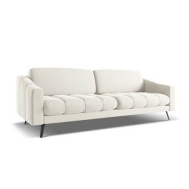 Sofa 4 places Nalu Velours Light beige