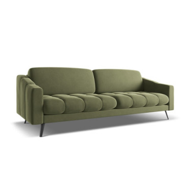 Sofa 4 places Nalu Velours Olive