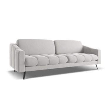 Sofa 4 places Nalu Velours Silver