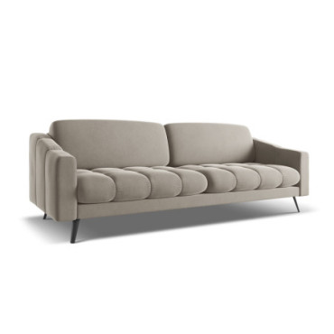 Sofa 4 places Nalu Velours Taupe