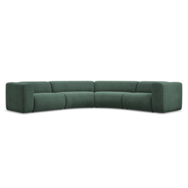 Sofa d'angle modulable Ekahi Chenille Green