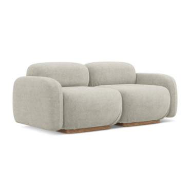 Sofa modulable 3 places Ailani Boucle Light beige