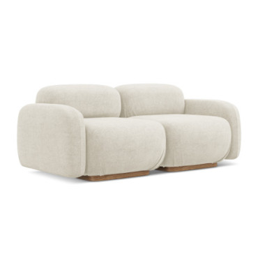 Sofa modulable 3 places Ailani Boucle Pearl