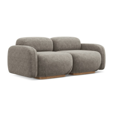 Sofa modulable 3 places Ailani Chenille Taupe