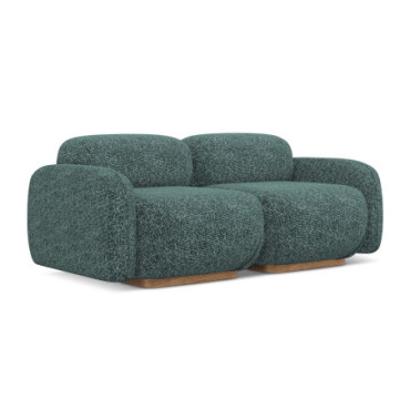 Sofa modulable 3 places Ailani Tissu Jeans