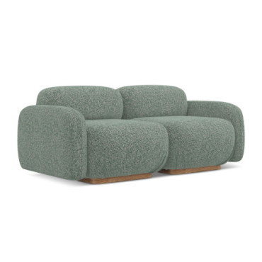 Sofa modulable 3 places Ailani Tissu Light green