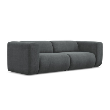 Sofa modulable 3 places Ekahi Chenille Graphite