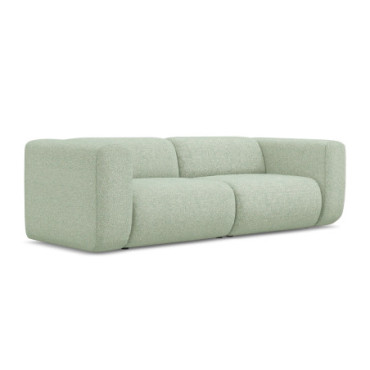 Sofa modulable 3 places Ekahi Tissu Light green