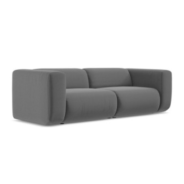 Sofa modulable 3 places Ekahi Velours Gray