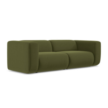 Sofa modulable 3 places Ekahi Velours Olive