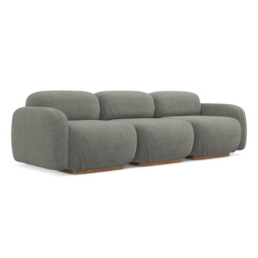 Sofa modulable 4 places Ailani Boucle Gray beige