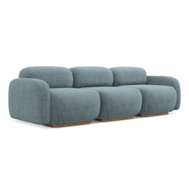 Sofa modulable 4 places Ailani Boucle Jeans