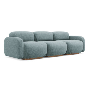 Sofa modulable 4 places Ailani Chenille Jeans