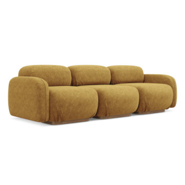 Sofa modulable 4 places Ailani Chenille Mustard