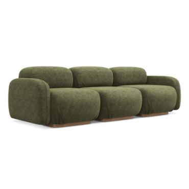 Sofa modulable 4 places Ailani Chenille Olive