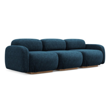 Sofa modulable 4 places Ailani Chenille Royal blue