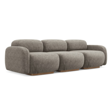 Sofa modulable 4 places Ailani Chenille Taupe