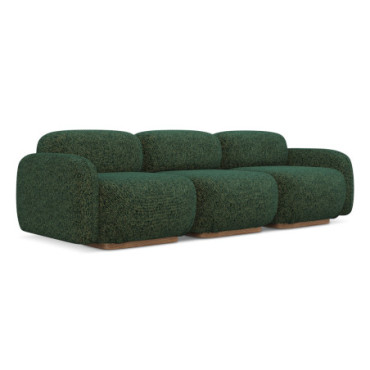 Sofa modulable 4 places Ailani Tissu Green