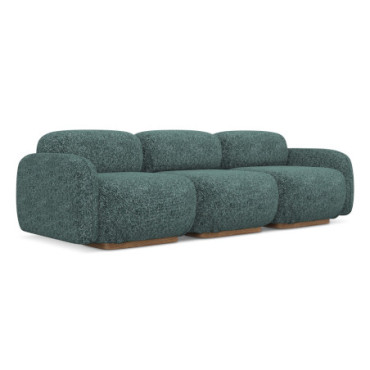 Sofa modulable 4 places Ailani Tissu Jeans