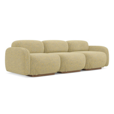 Sofa modulable 4 places Ailani Tissu Mustard